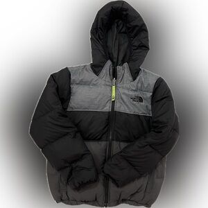 THE NORTH FACE reversible youth puffer jacket winter coat size S 7/8